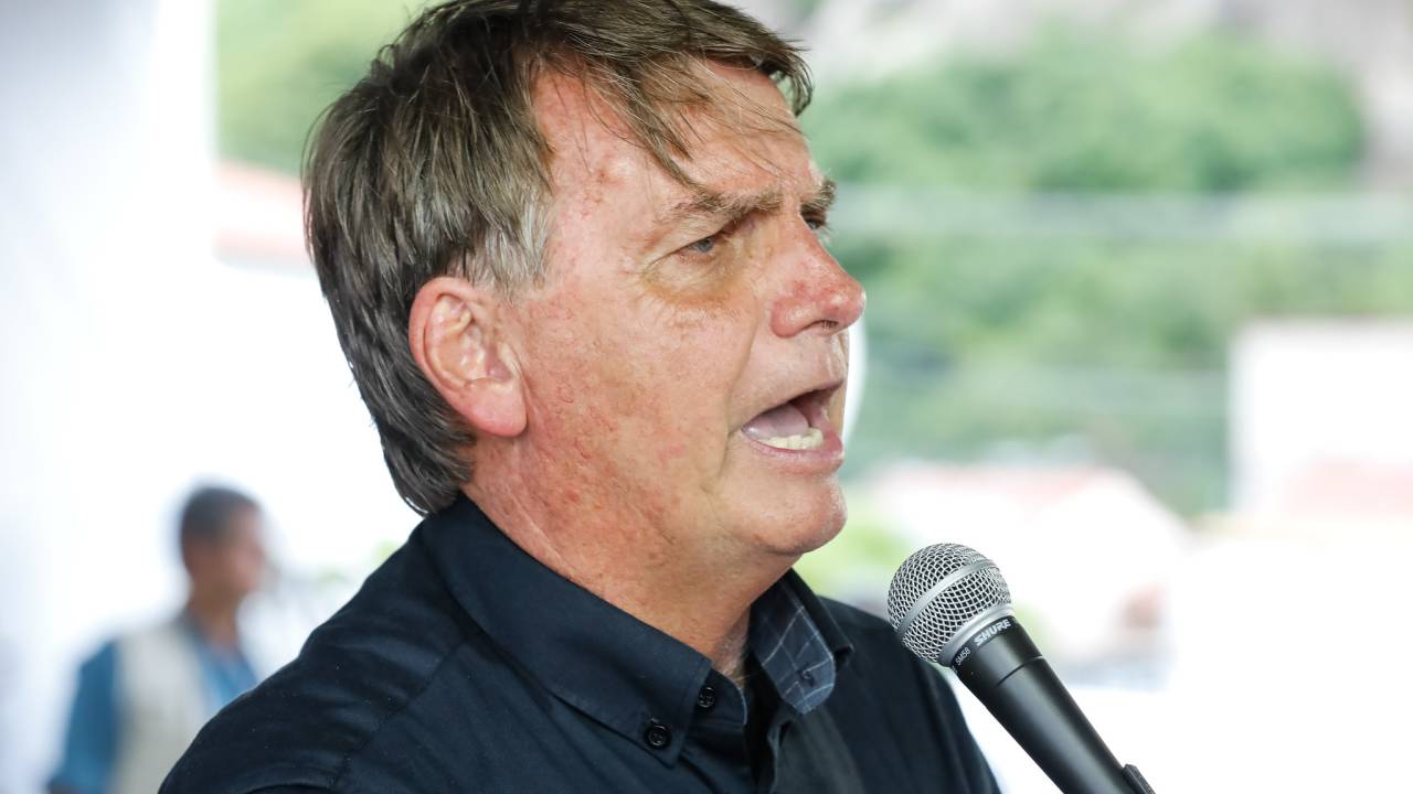 O presidente Jair Bolsonaro (PL)