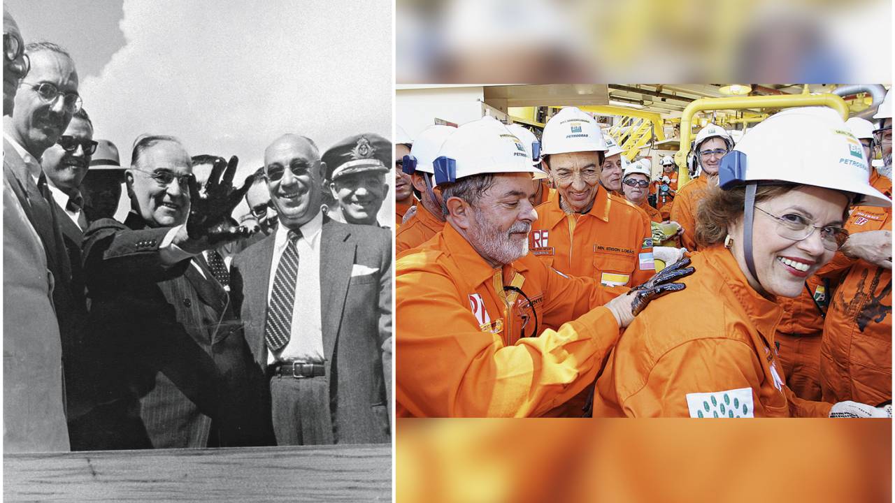 A PESADA MÃO ESTATAL - Getúlio Vargas na criação da Petrobras e Lula e Dilma: intervenções temerárias provocaram prejuízos e perdas para o próprio governo -