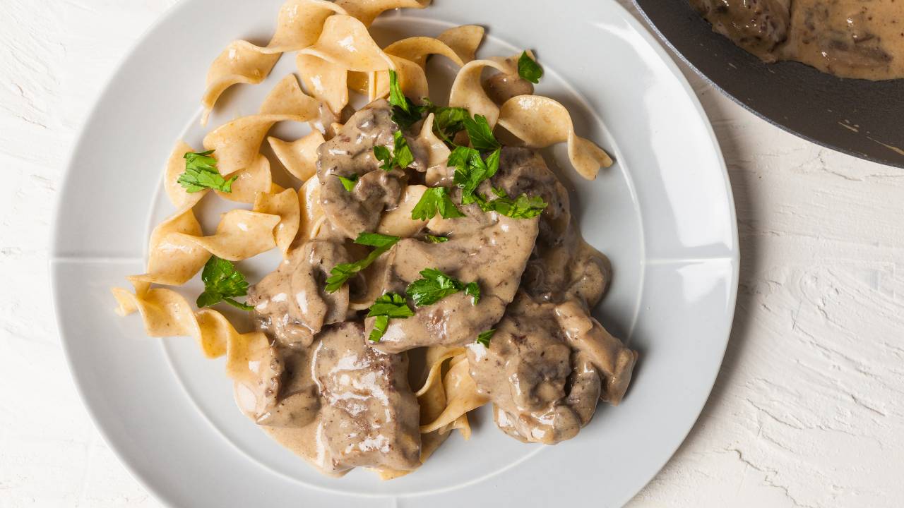 WASHINGTON DC - FEBRUARY 27TH: Mushroom and Beef Stroganoff shot on February 27th, 2018 in Washington DC. (Photo by Goran Kosanovic for The Washington Post via Getty Images)