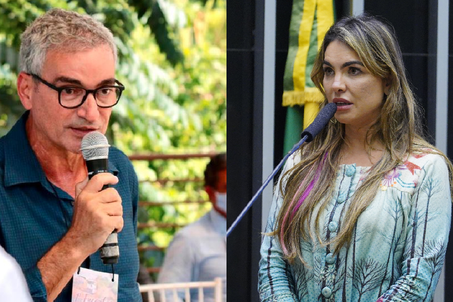 Os deputados Hercílio Coelho Diniz (MDB-MG) e Paula Belmonte (Cidadania-DF)