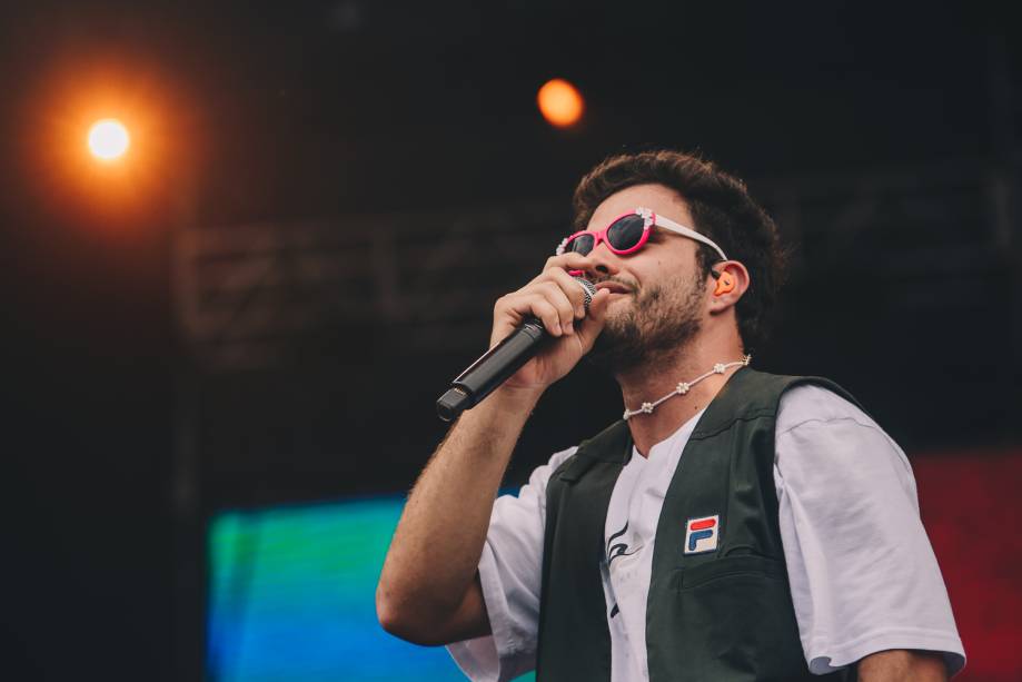 A banda Lagum no show durante o Lollapalooza 2022 -<div id="gtx-trans"><div class="gtx-trans-icon"></div></div>