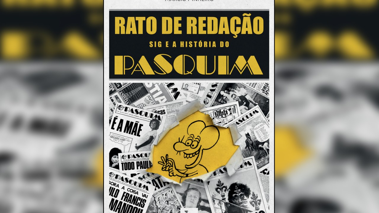 LIVRO - Rato de redação: sig e a história do pasquim,  de Marcio Pinheiro (Matrix; 192 páginas; R$ 44,00 e R$ 29,90 em e-book) -