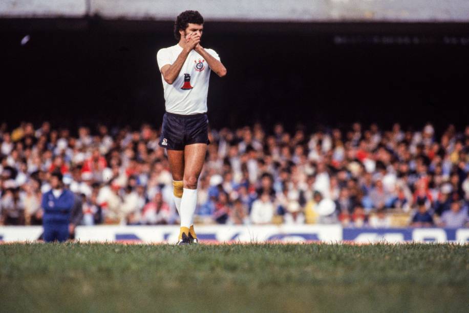 Sócrates, jogador do Corinthians -