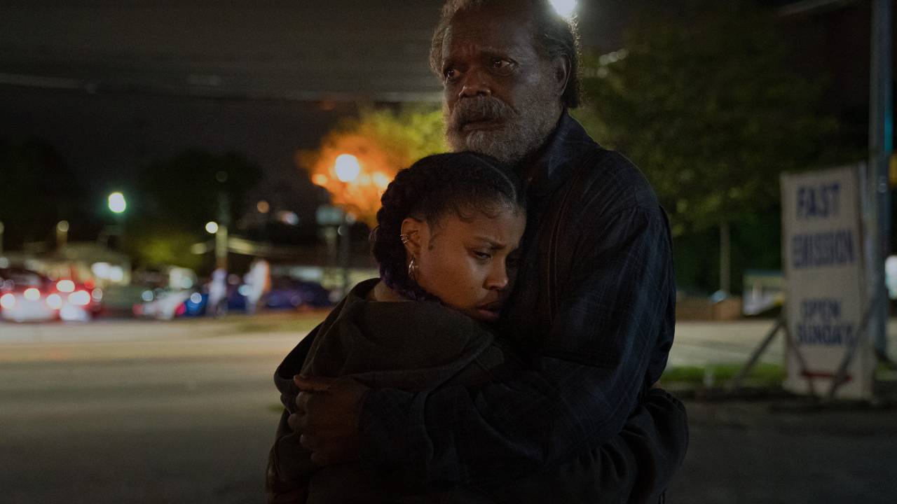 Samuel L. Jackson e Dominique Fishback na série ‘Os Últimos Dias de Ptolomeu Grey’ -