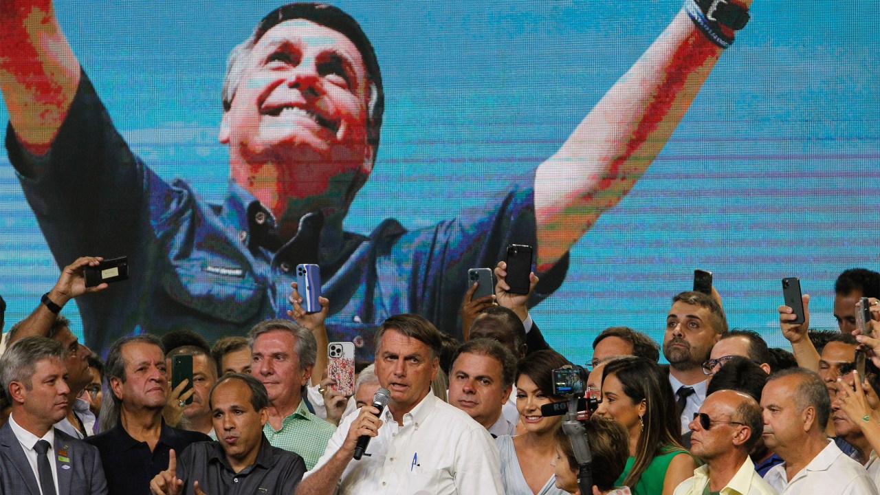 Revista VEJABrasília, 27.03.2022Filiação do presidente Jair Bolsonaro ao Partido Liberal. Foto: Sergio Dutti