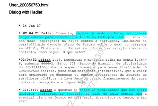 deltan hadler mensagens