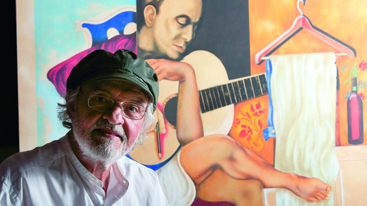 Elifas Andreato, artista plástico. Foto- Gustavo Bomfim