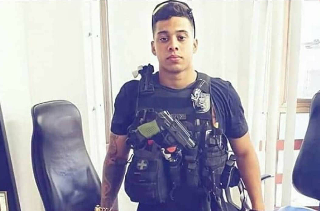 O vereador e PM Gabriel Monteiro -