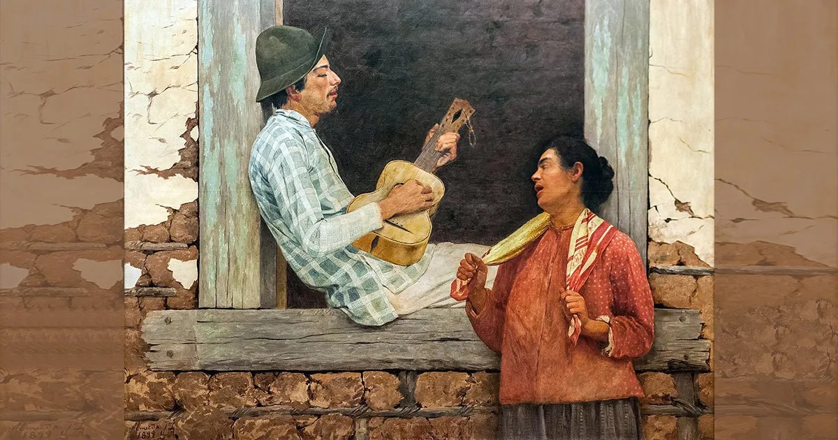 O Violeiro, 1899 – Almeida Júnior/Pinacoteca do Estado, São Paulo