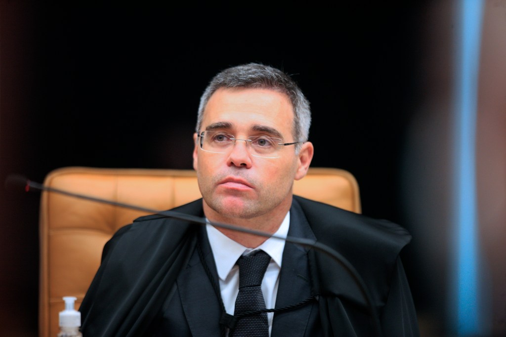 Ministro André Mendonça na última sessão plenária deste ano judiciário de 2021.Foto: Rosinei Coutinho/SCO/STF