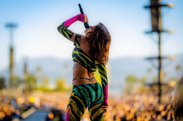 Anitta se apresenta no palco do Coachella Stage durante o Coachella Valley Music and Arts Festival 2022 em 15 de abril de 2022 em Indio, Califórnia.