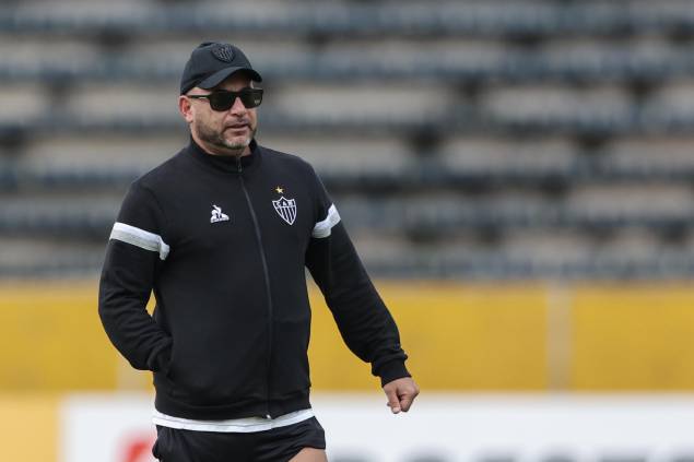 Técnico argentino, Antonio Mohamed do Altético Mineiro na temporada 2022. Técnico argentino, Antonio Mohamed do Altético Mineiro na temporada 2022.