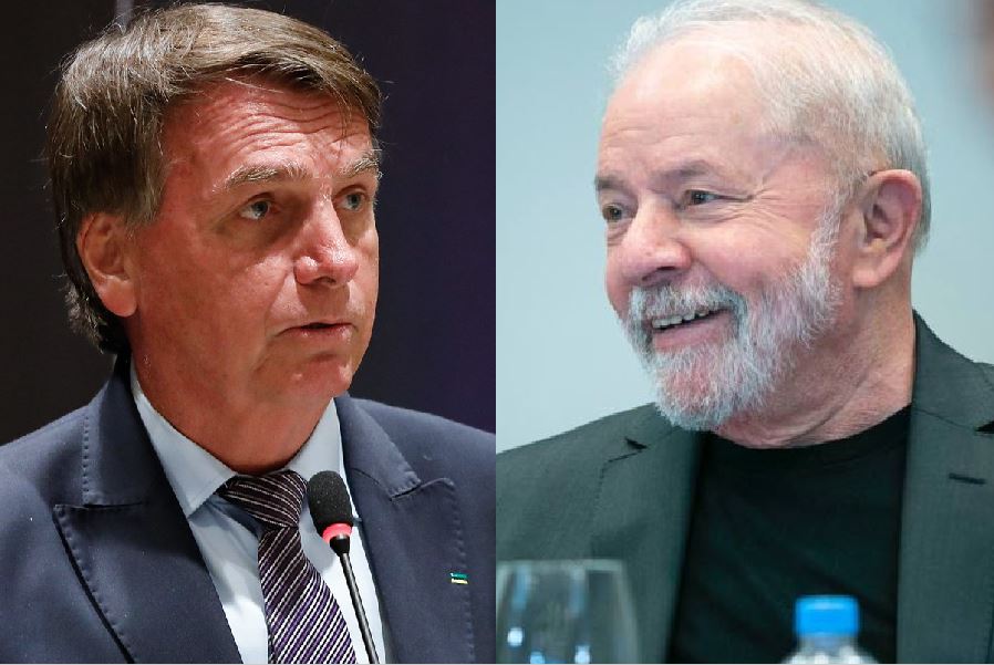 O presidente Jair Bolsonaro (PL) e o ex-presidente Lula (PT) //