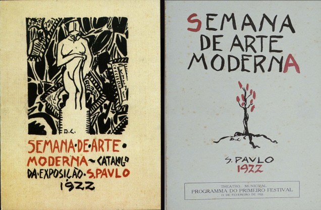 Catálogo e Programação da Semana de Arte Moderna de 1922.
