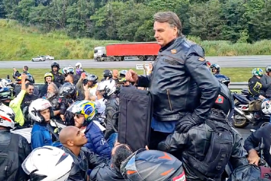 Estou sendo ameaçado, diz organizador de motociatas que criticou Bolsonaro