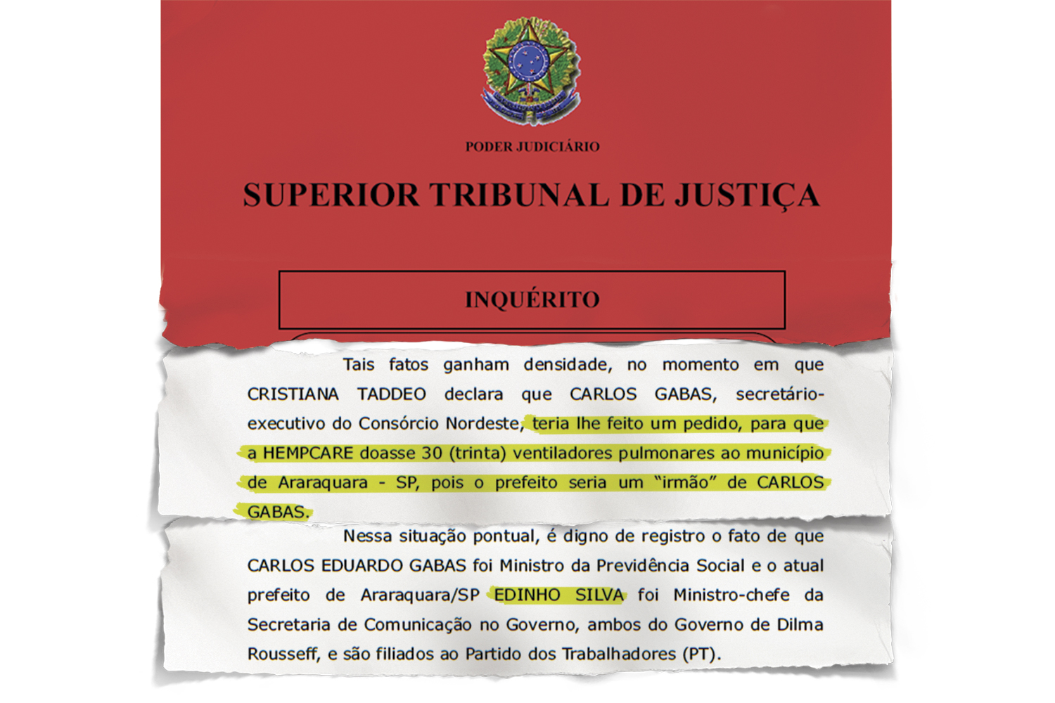 GOLPE - Edinho Silva: a fraude envolve prefeito e dois caciques do PT na compra de respiradores de uma empresa que vendia produtos à base de maconha -