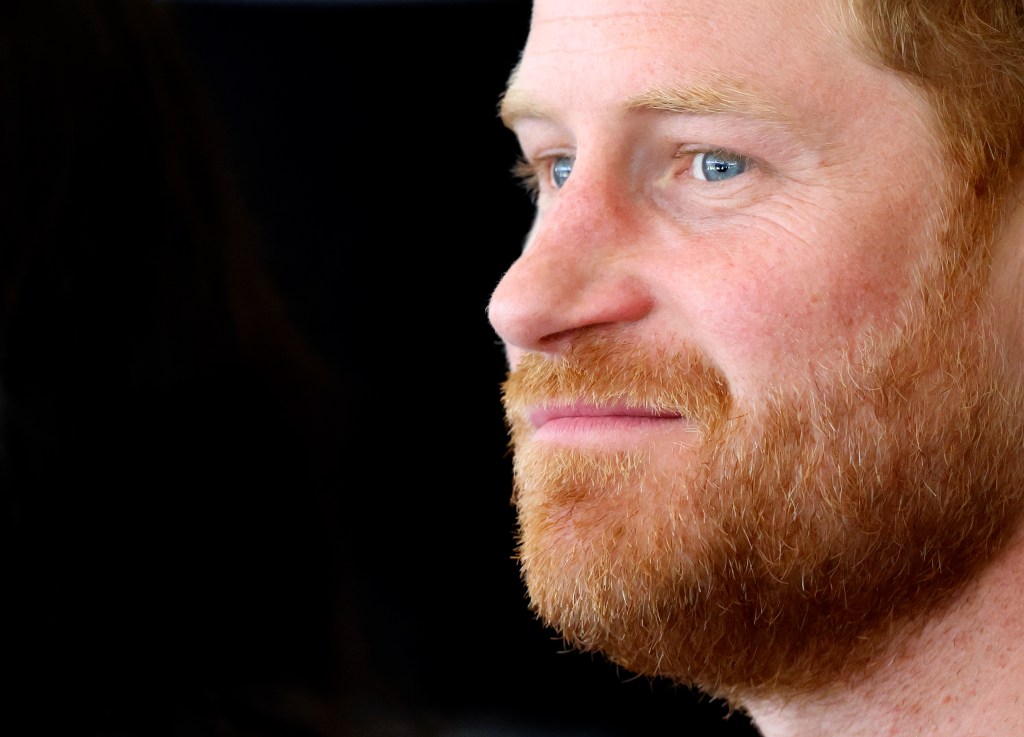 THE HAGUE, NETHERLANDS - APRIL 17: (EMBARGOED FOR PUBLICATION IN UK NEWSPAPERS UNTIL 24 HOURS AFTER CREATE DATE AND TIME) Prince Harry, Duke of Sussex watches the archery competition on day 2 of the Invictus Games 2020 at Zuiderpark on April 17, 2022 in The Hague, Netherlands. (Photo by Max Mumby/Indigo/Getty Images)