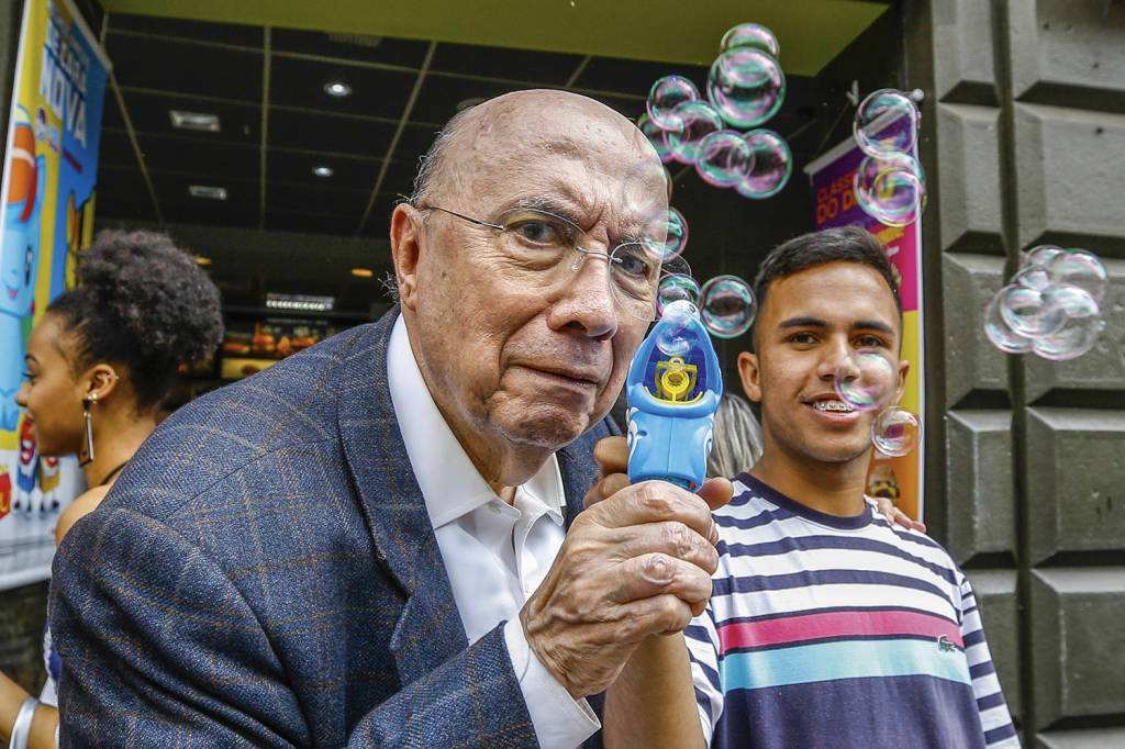 HENRIQUE-MEIRELLES-CAMPANHA-2018-1601.jpg FRACASSO - Meirelles: em 2018, o candidato teve pouco mais de 1% dos votos -