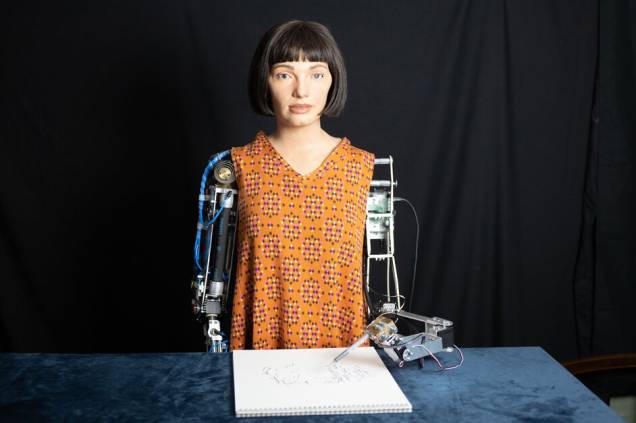 AI-Da, the robot painter -