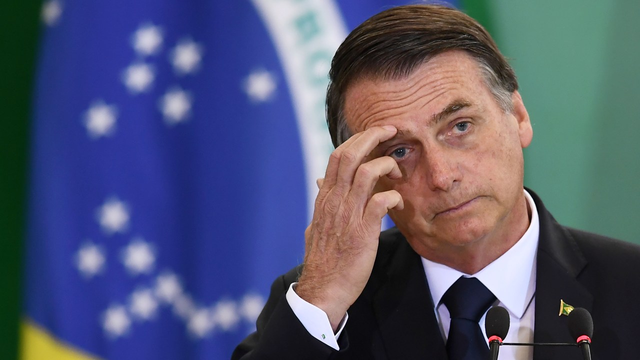 O presidente Jair Bolsonaro (PL) //