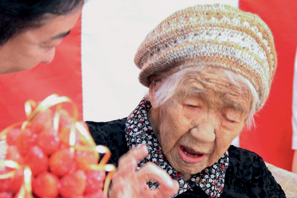 LONGEVIDADE - A japonesa Tanaka: saúde firme e forte ao longo de 119 anos -