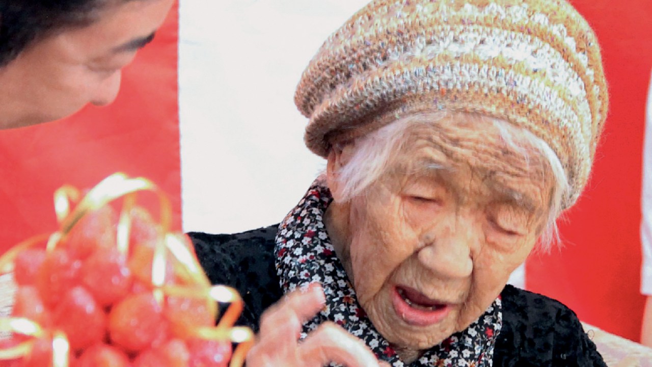 LONGEVIDADE - A japonesa Tanaka: saúde firme e forte ao longo de 119 anos -