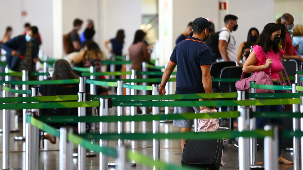 Movimentação de passageiros no Aeroporto Internacional de Brasília