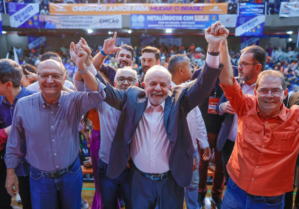 05.03.2022 – Lula participates in the Solidarity support act for his candidacy for the presidency of the Republic.  Geraldo Alckmin and Paulinho da Força participated in the event.  Photo: Ricardo Stuckert