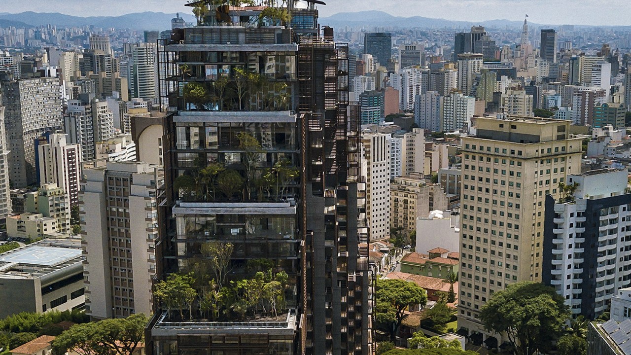 FLORESTA VERTICAL - O novo edifício: 22 andares cobertos de árvores -