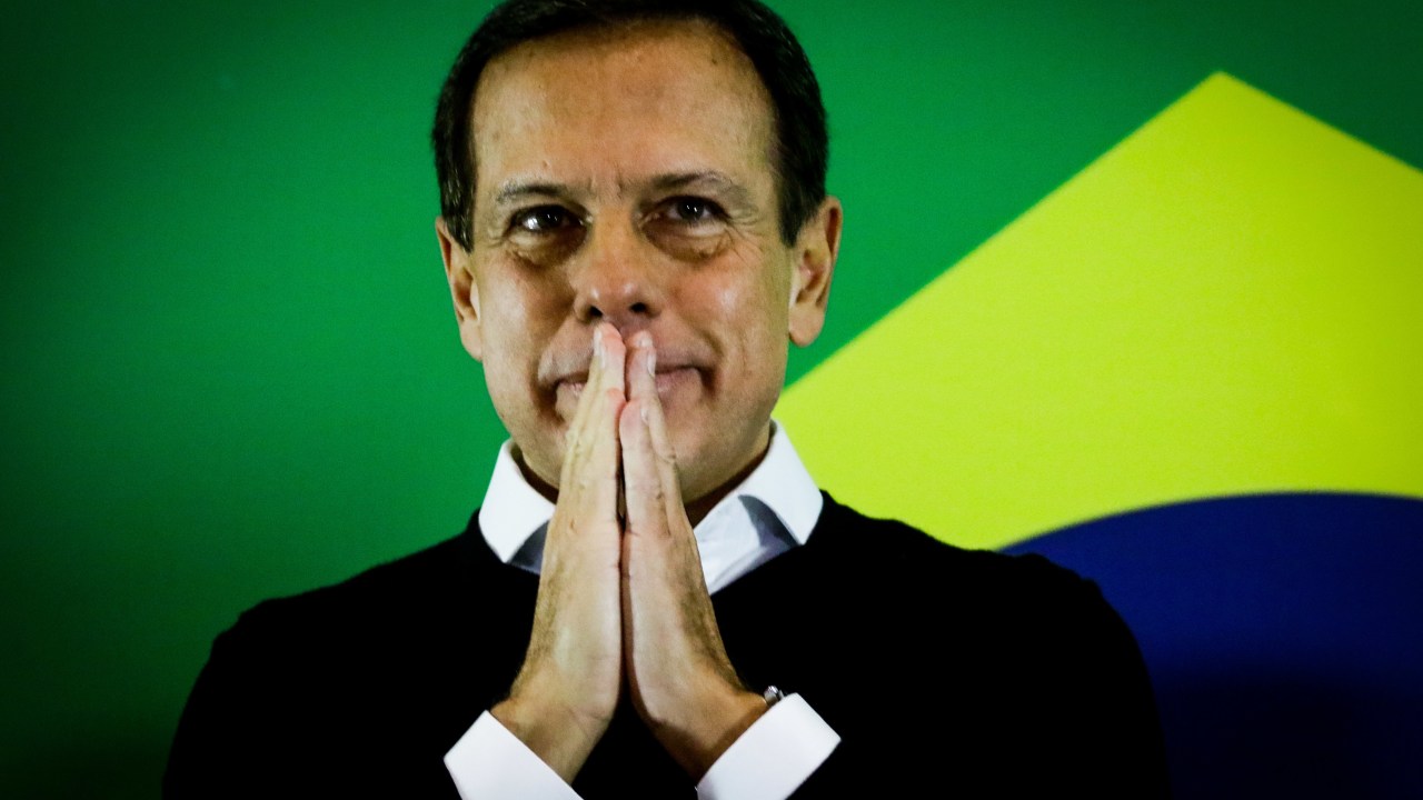 O ex-governador do Estado de São Paulo, João Doria (PSDB) anuncia que deixa sua candidatura à presidencia da República -