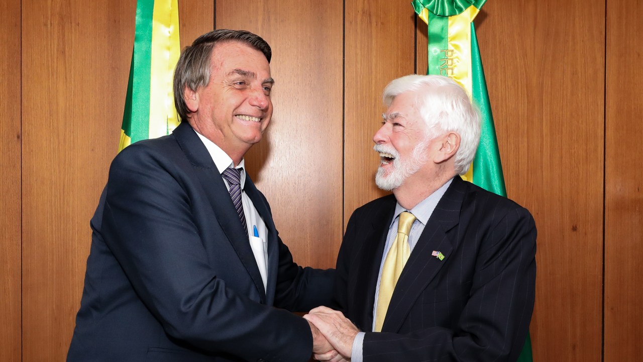 (Brasília - DF, 24/05/2022) Christopher Dodd, enviado Especial dos Estados Unidos da América. Foto: Clauber Cleber Caetano/PR