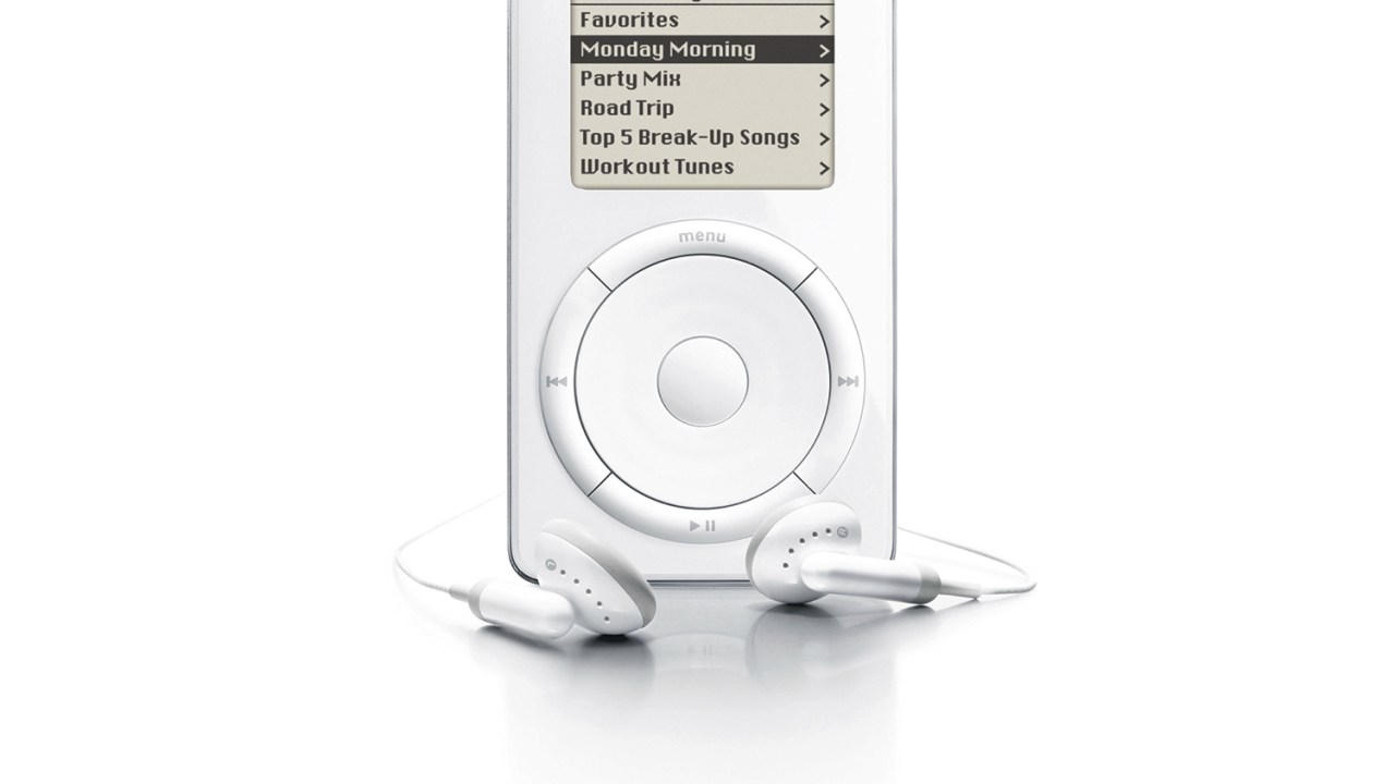 TOTEM - O primeiro iPod, de 2001: capacidade de armazenar 1 000 faixas, atalho para uma revolução industrial e comportamental -
