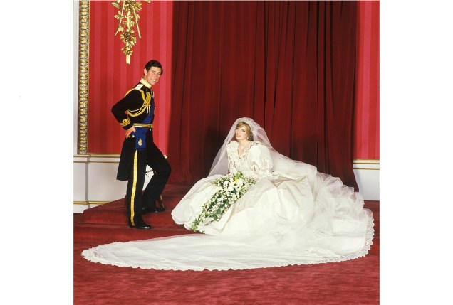 Casamento Real do Príncipe Charles com a Princesa Diana, no Palácio de Buckingham, Inglaterra, em 29/07/1981.