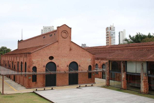 Pátio interno da Cinemateca Brasileira, situada na região da Vila Mariana, em São Paulo, inteinamente reformada, após 3 anos fechada, reinaugurada hoje, 13/05/2022.