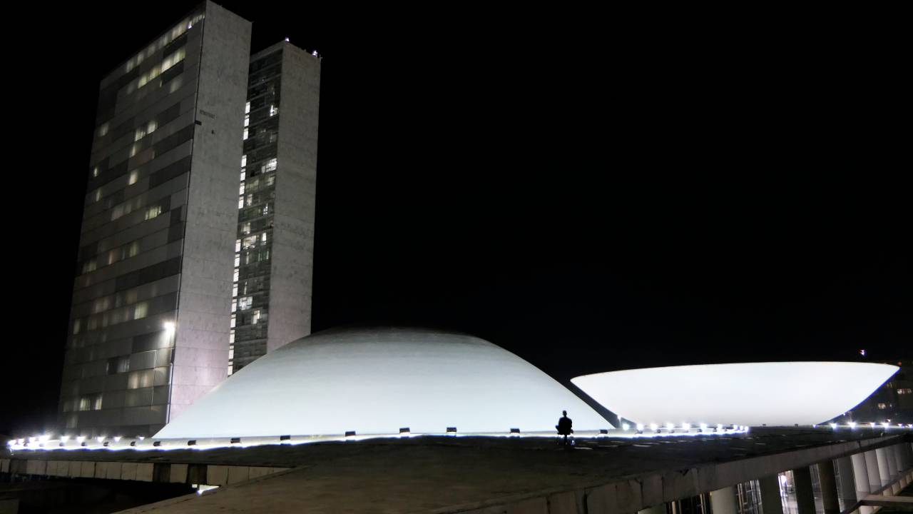 Fachada do Senado e da Câmara -