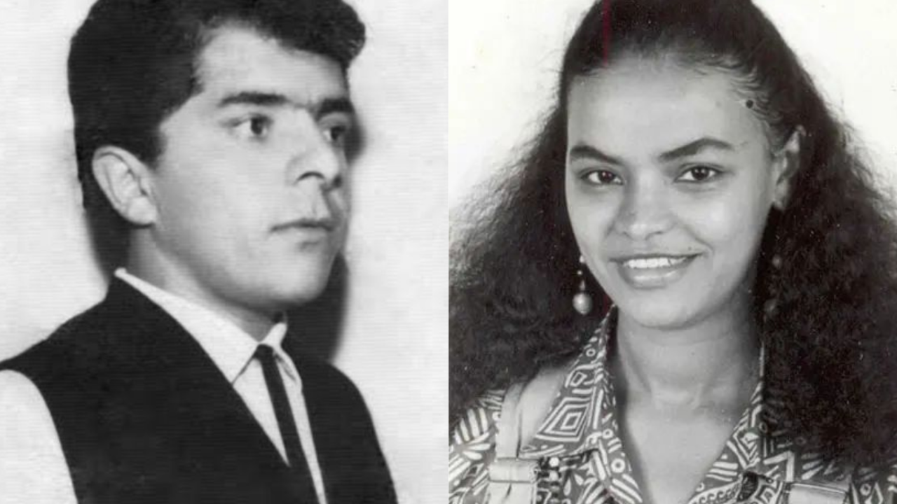 Luiz Inácio (à esquerda) e Maria Osmarina (à direita) antes que eles virassem Lula e Marina