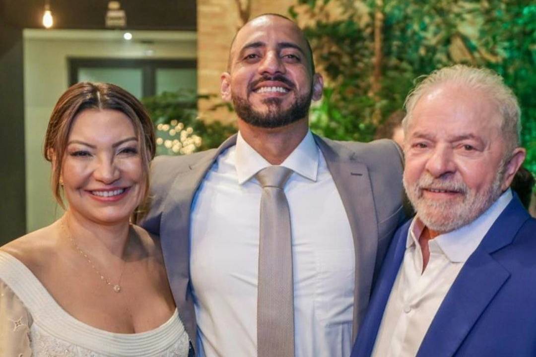 Omar no casamento de Janja e Lula