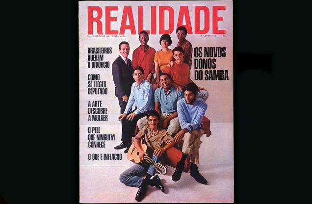 Capa da revista Realidade de novembro de 1966, reportagem sobre a Música Popular Brasileira.