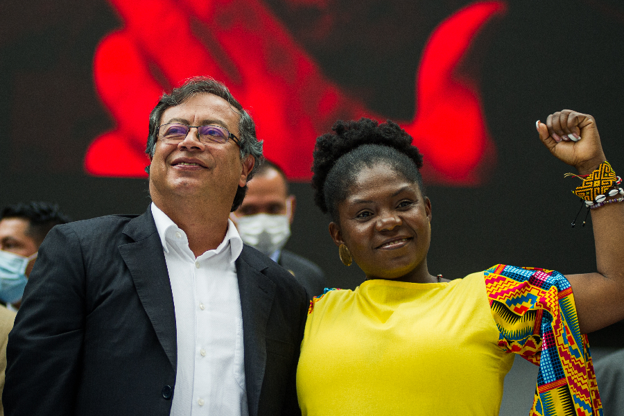 Gustavo Petro Signs Official Candidacy With Running Mate Francia Marquez