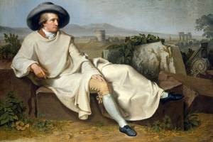 Goethe in the Roman Campagna by Johann H.W. Tischbein