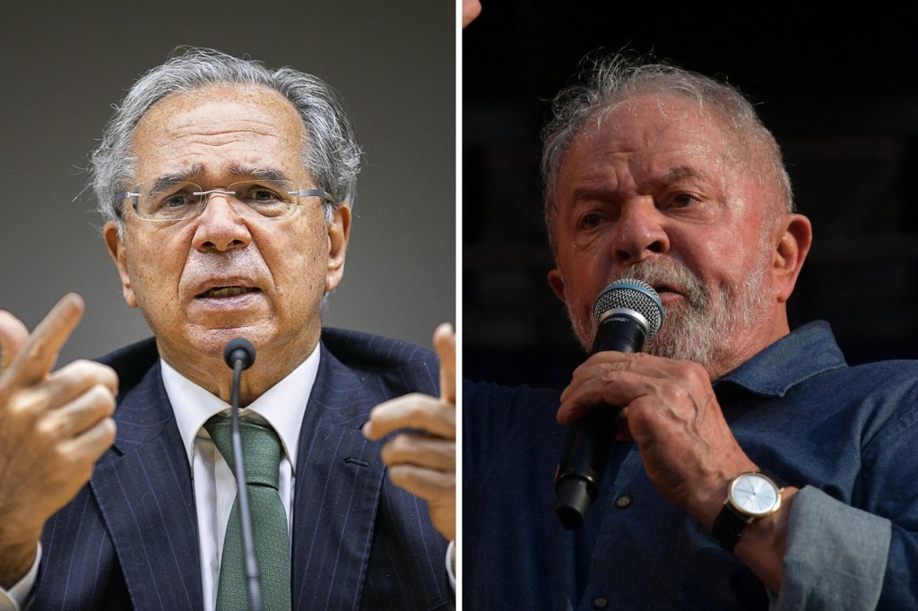 Paulo Guedes e Lula -