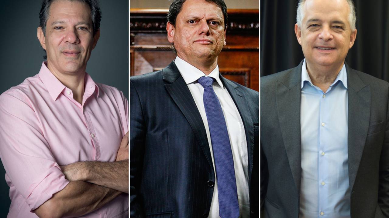 Haddad, Tarcisio e França -