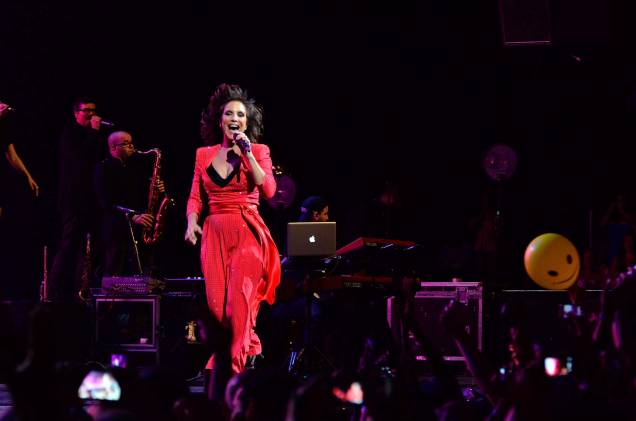 Ivete Sangalo, no show da turnê Real Fantasia, no Prudential Center em Newark, New Jersey. 2013