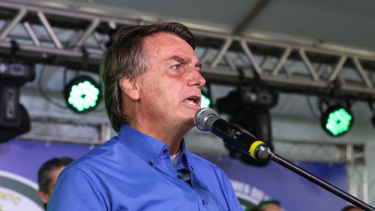 (Pariquera-Açu - SP, 12/05/2022) Palavras do Presidente da República, Jair Bolsonaro.Foto: Clauber Cleber Caetano/PR