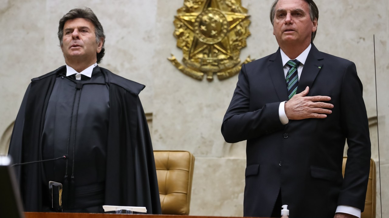 (Brasília - DF, 05/11/2020) Solenidade de Posse do Senhor Kassio Nunes Marques, no cargo de Ministro do Supremo Tribunal Federal.Foto: Marcos Corrêa/PR