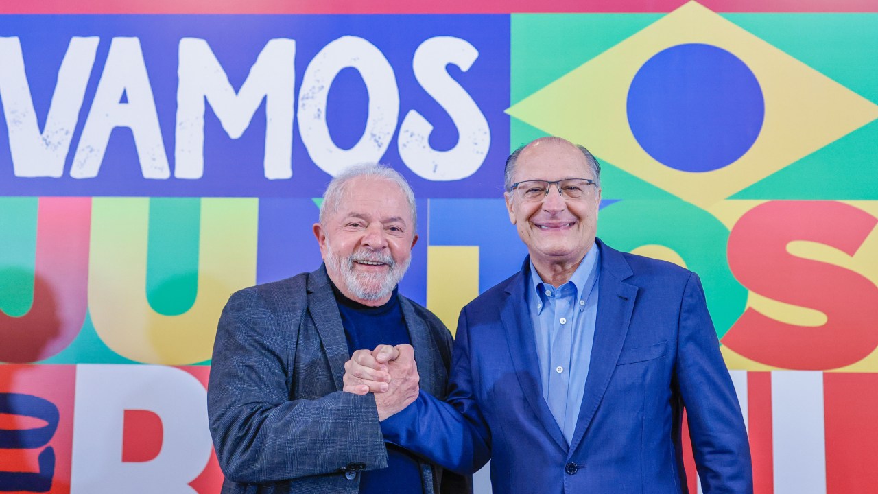 23.05.2022-Lula e Alckmin na reunião da coordenação-geral do movimento Vamos Juntos pelo Brasil. Foto: Ricardo Stuckert