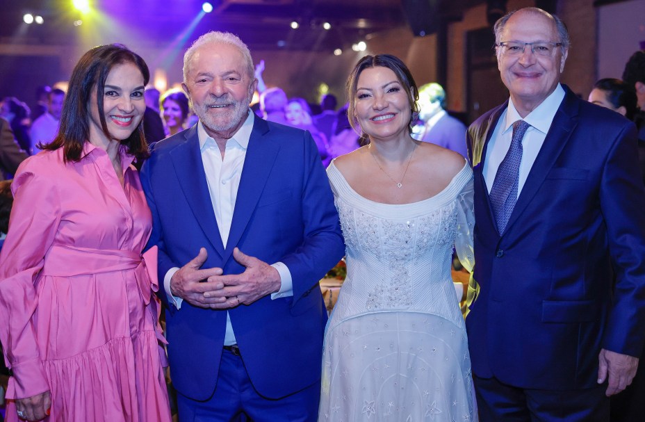 18/05/2022 - Cerimônia de casamento do ex-presidente Lula e a socióloga Rosângela Silva, a Janja, em São Paulo.