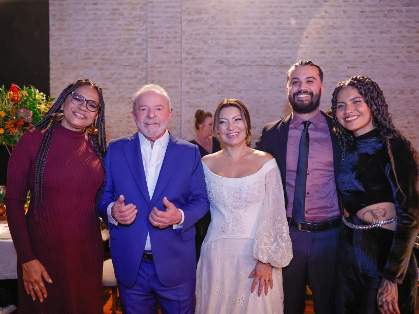 18/05/2022 - Cerimônia de casamento do ex-presidente Lula e a socióloga Rosângela Silva, a Janja, em São Paulo.