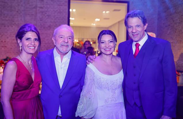18/05/2022 - Cerimônia de casamento do ex-presidente Lula e a socióloga Rosângela Silva, a Janja, em São Paulo.