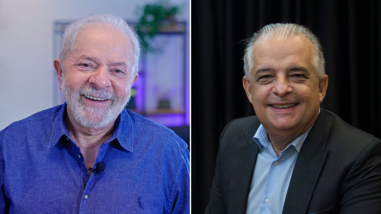 O ex-presidente Luiz Inácio Lula da Silva (PT) e o ex-governador de São Paulo Márcio França (PSB) -